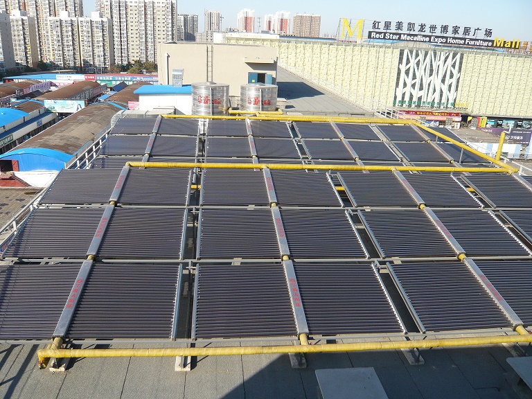 石家莊華源商用太陽能熱水系統工程：4006-311-665